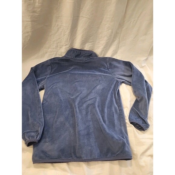 Columbia Sports fleece sweater youth large 14 / 16 full zip collar blue - Picture 8 of 8